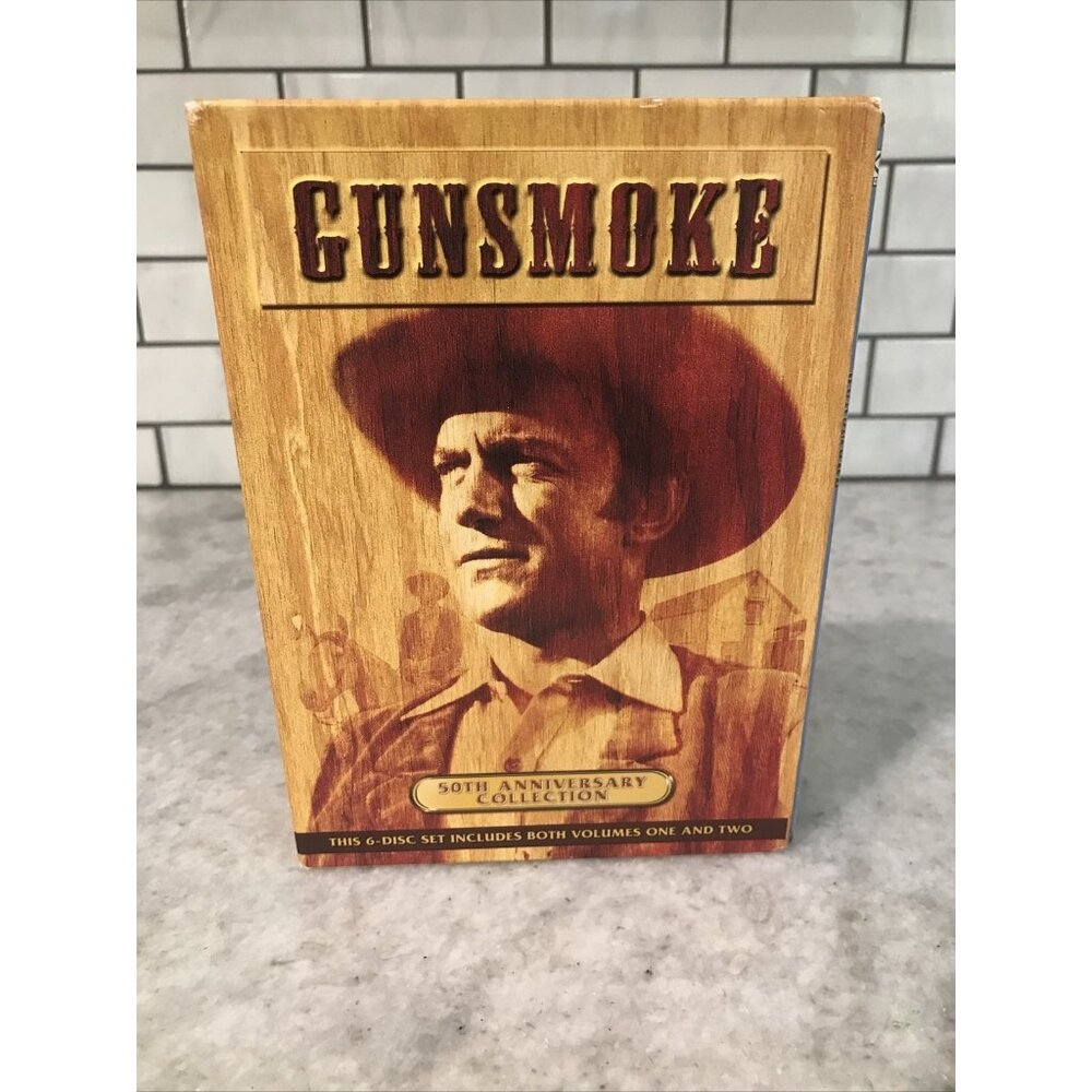 Gunsmoke: 50th Anniversary Collection Volumes 1 & 2 DVD Set 6 DVDs 29 Episodes